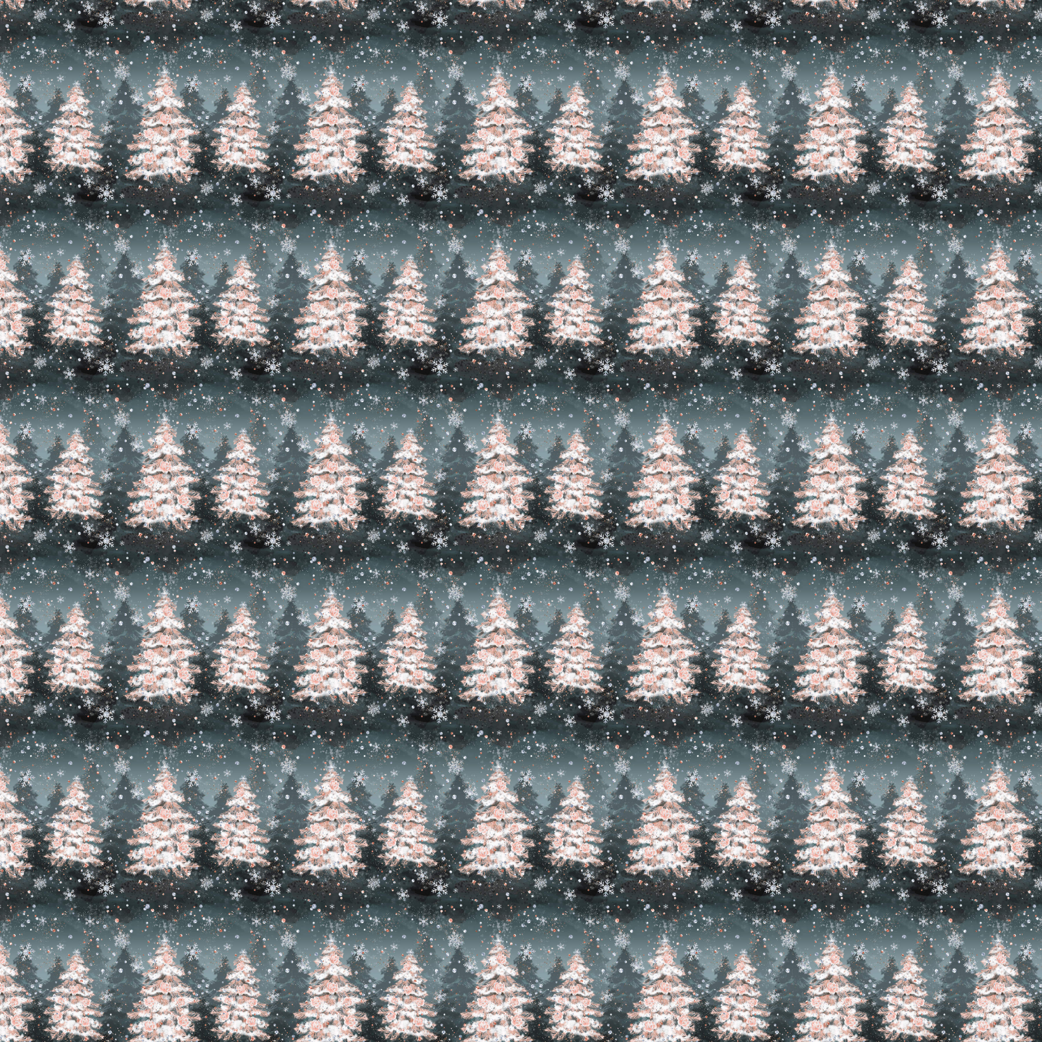 P1188 | Pink Christmas Tree Glitter Pattern Acrylic Sheets - CMB Pattern Acrylic